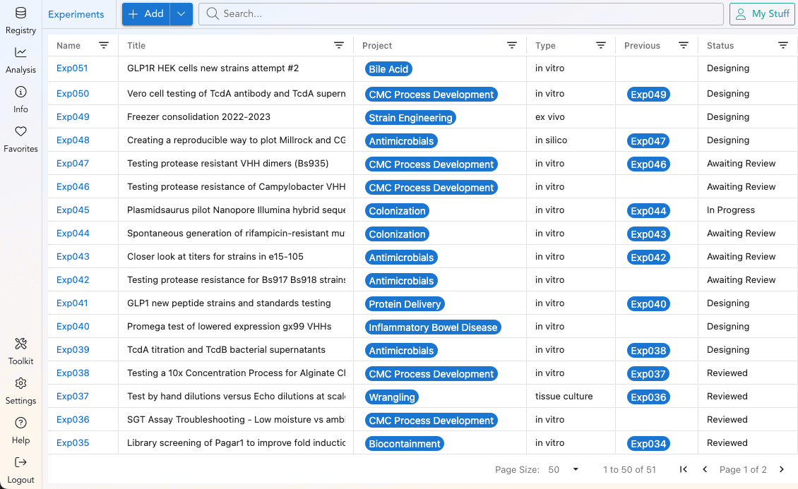 Tracking that sticks screenshot